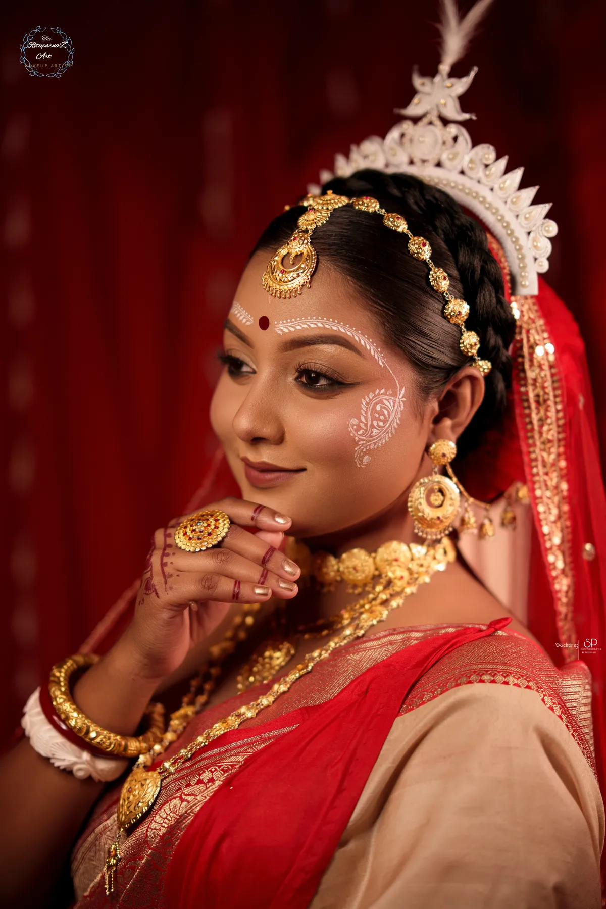Bridal Makeup previous work by Rituparna'z Makeup Art & Academy